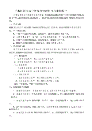 手术医师资格分级授权管理制度与程序.docx