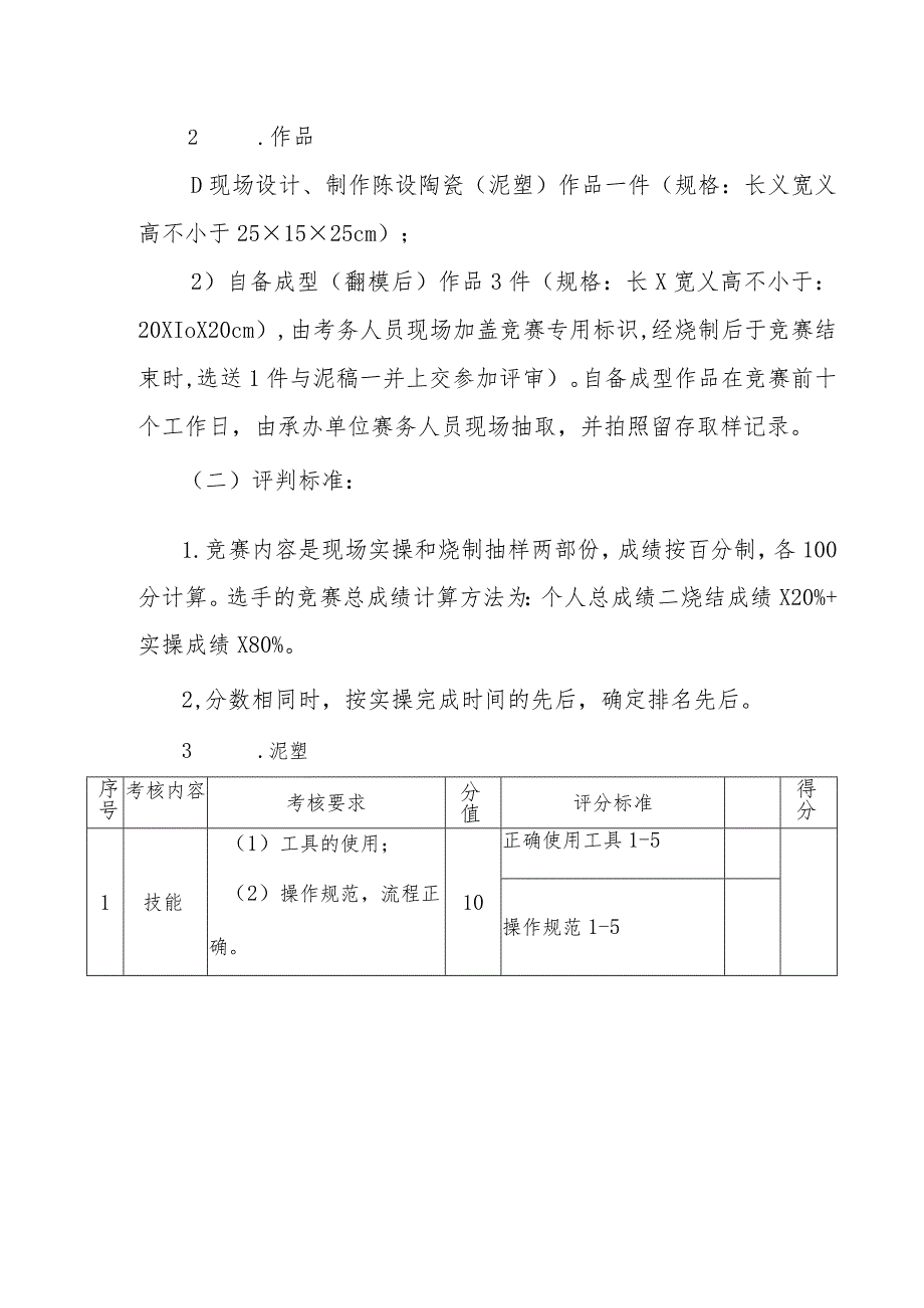 第二届福建省陶瓷装饰工工艺陶瓷职业技能竞赛技术工作文件.docx_第3页