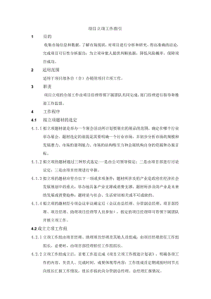 项目立项工作指引.docx