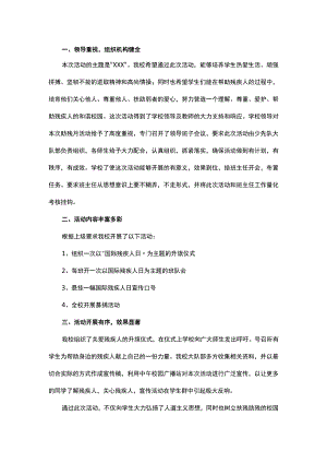 学校内国际残疾人日活动总结范本.docx