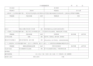 个人绩效承诺书 （模板）.docx