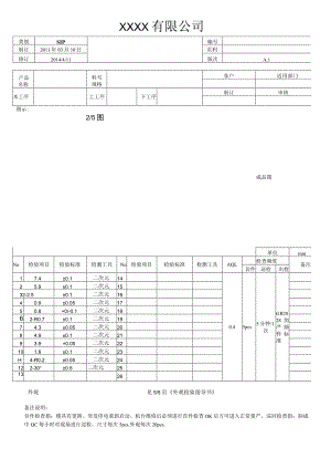检验指导书(SIP样板).docx