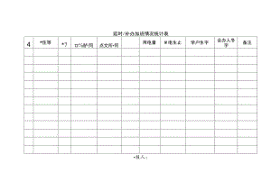 延时、补办加班情况统计表.docx