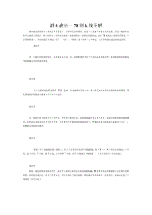 酒田战法—78则k线图解.docx