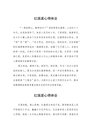 红旗渠心得体会七篇合集.docx