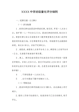 中学班级量化评分细则.docx