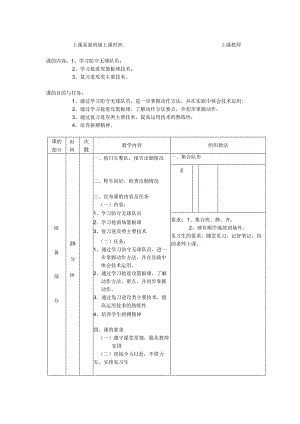 少儿篮球课次复习进攻类主要技术教案.docx