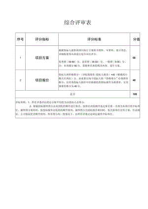 综合评审表.docx