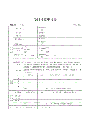 项目预算申报表.docx