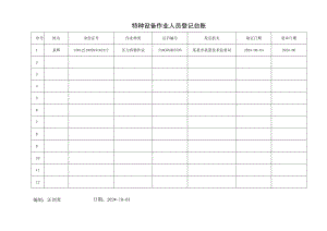 特种设备作业人员登记台账.docx