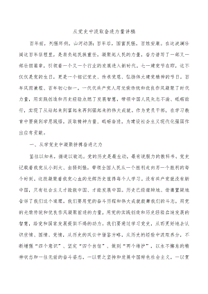 从党史中汲取奋进力量讲稿.docx