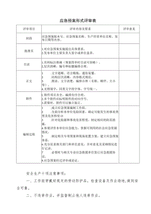 应急预案形式评审表.docx