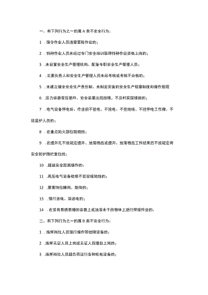 公司不安全行为种类.docx