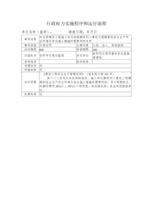 行政权力实施程序和运行流程.docx