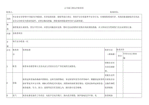 公司部门级安全检查表.docx