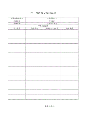 班级交接状况表.docx
