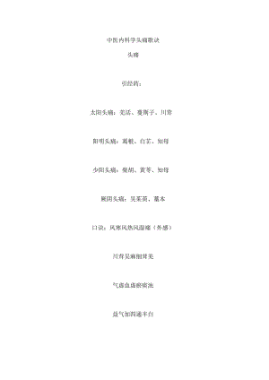 中医内科学头痛歌诀.docx