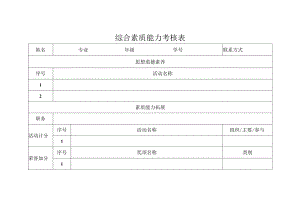 综合素质能力考核表.docx