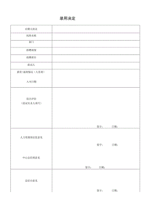 录用决定表.docx
