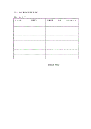 选课课程容量设置申请表.docx
