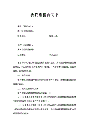 委托销售合同书.docx