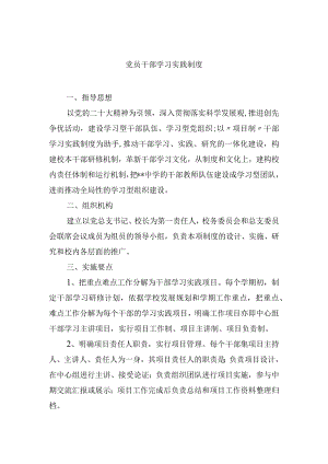 党员干部学习实践制度.docx