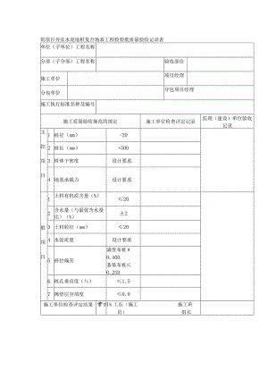 建筑项目夯实水泥地桩复合地基工程检验批质量验收记录表.docx