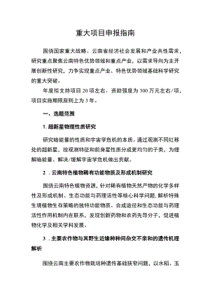 重大项目申报指南.docx