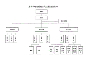 建筑工程项目弱电智能化公司主要组织架构.docx