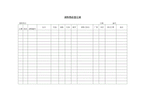 请购物品登记单参考范本.docx