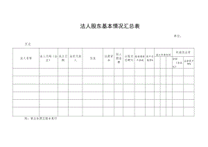 法人股东基本情况汇总表.docx