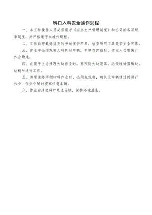 料口入料安全操作规程.docx
