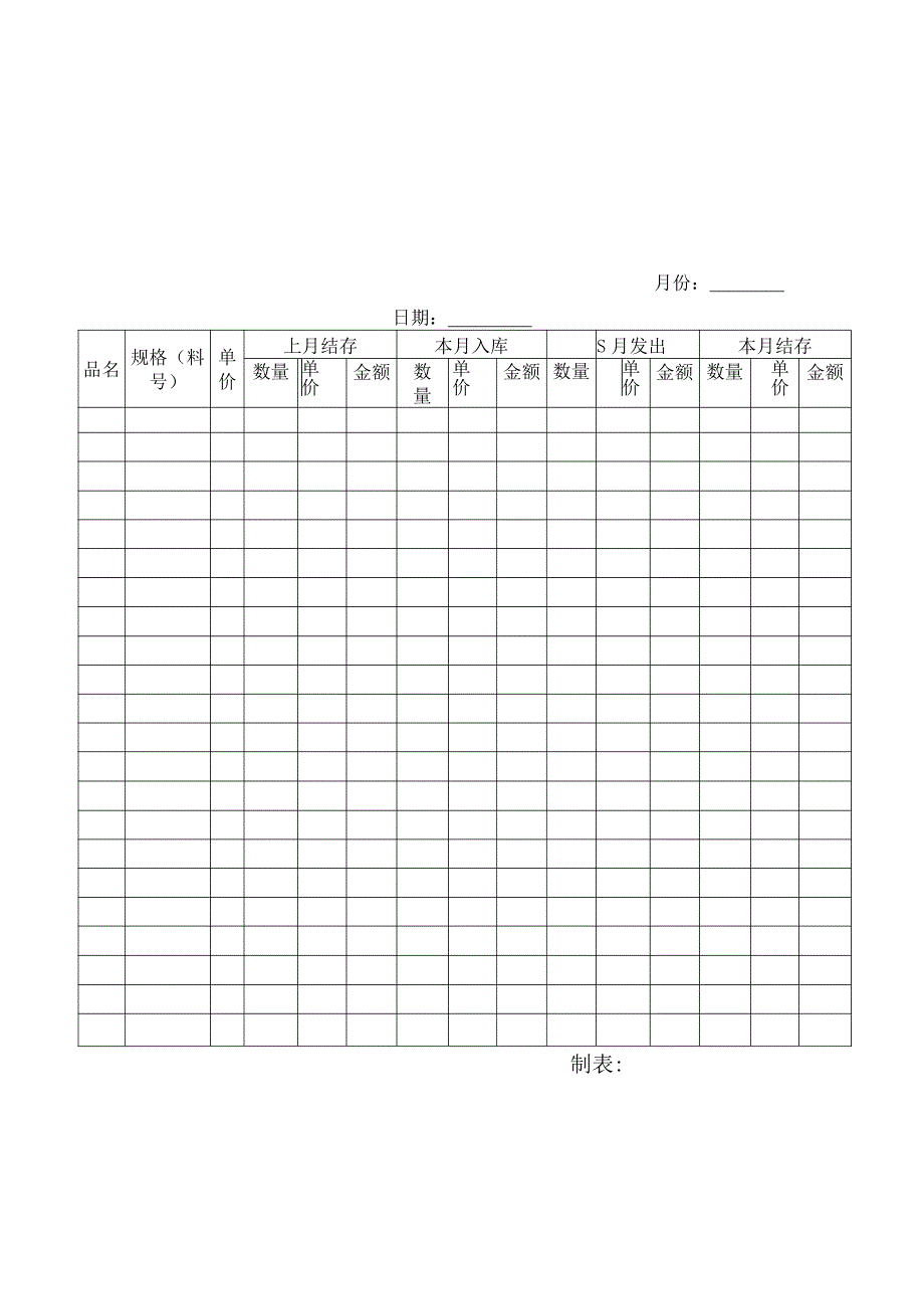 企业仓库管理表格参考范本.docx_第3页
