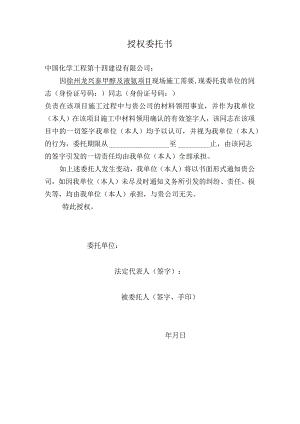 项目委托人授权委托书.docx