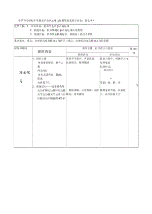 小学羽毛球初步掌握正手击高远球动作要领教案.docx