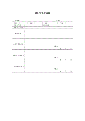 部门轮换申请表.docx