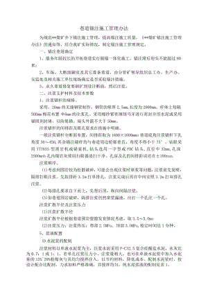 巷道锚注施工管理办法.docx