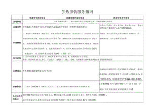 供热有限公司供热报装服务指南.docx
