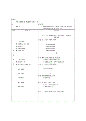 足球第1次课熟悉球性练习发展身体基本活动能力教案.docx