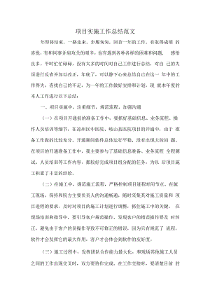 项目实施工作总结范文.docx
