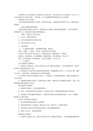 商场消防灭火应急预案.docx