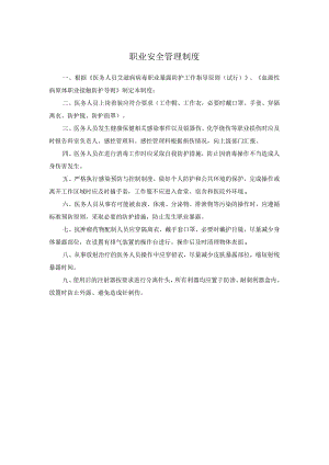 职业安全管理制度.docx