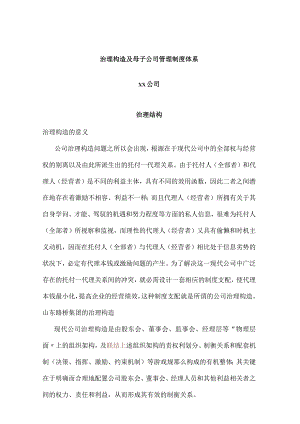 公司治理结构与管理制度体系.docx