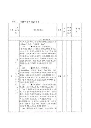 采购标的清单及技术要求.docx