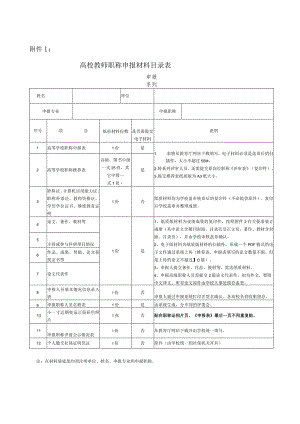 高校教师职称申报材料表.docx