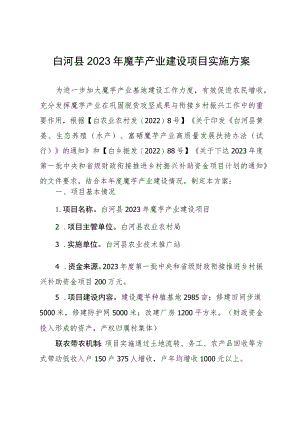 白河县2023年魔芋产业建设项目实施方案.docx