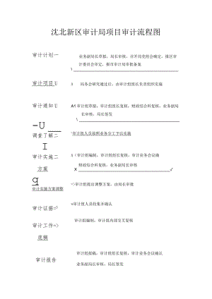 沈北新区审计局项目审计流程图.docx