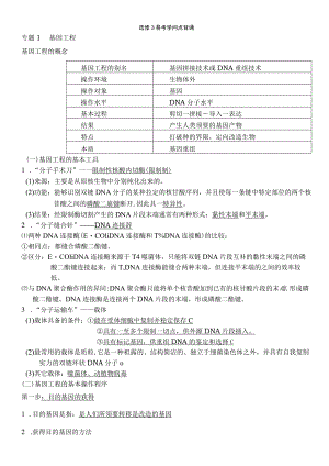 基因工程知识点总结.docx