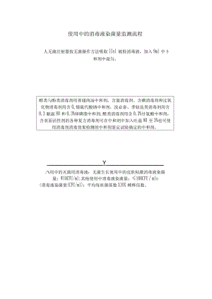 使用中的消毒液染菌量监测流程.docx