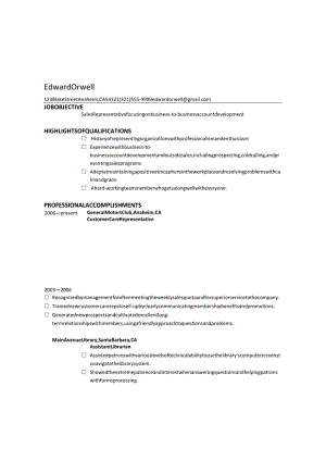 世界500强简历模板 (7).docx